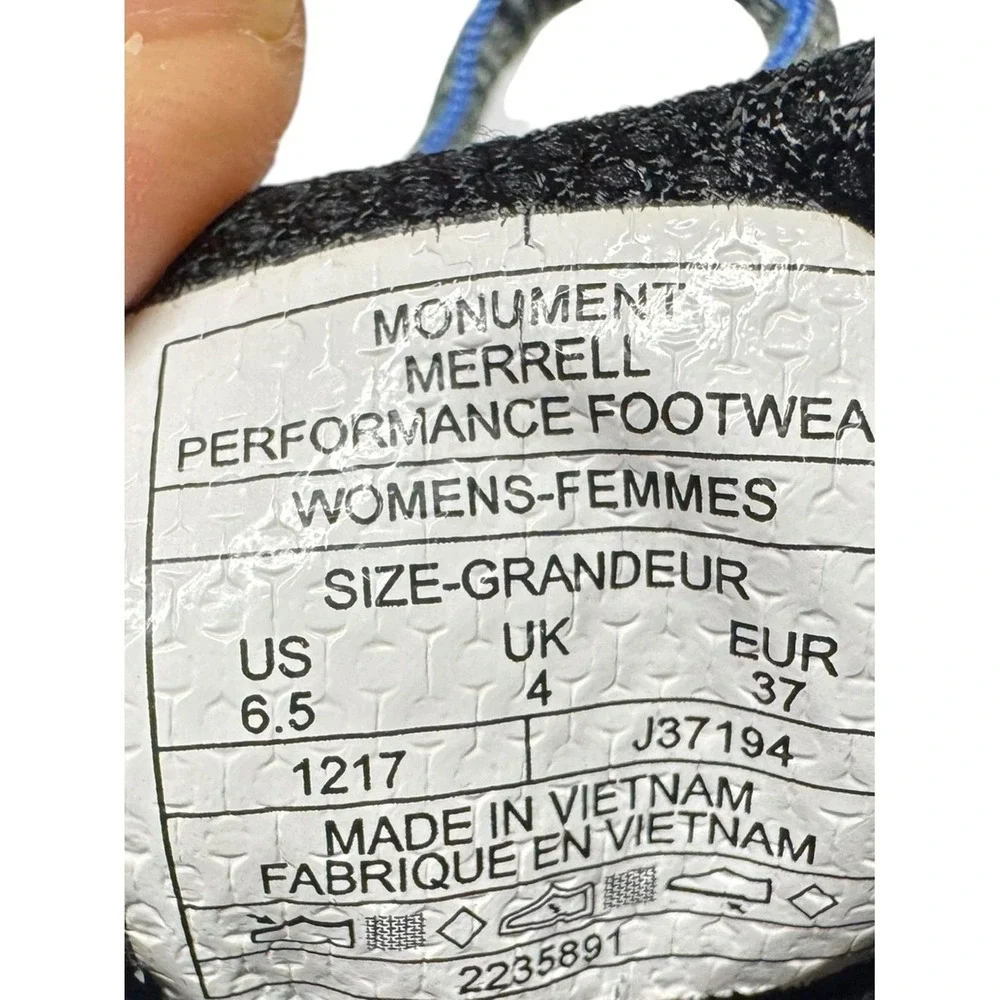 Merrell Women’s Grey & Blue Trail Running Shoe